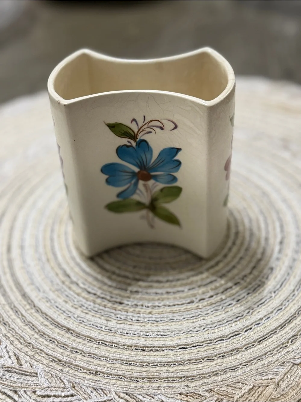 Vintage FTD Vase - Hand Painted in Portugal